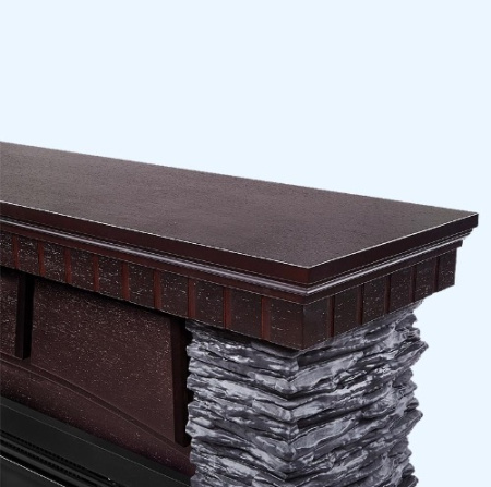 Porto 25 камень черный шпон венге (1202852) Firelight Портал